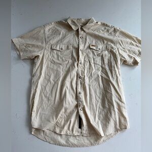 Men's Howler Bros Pearl Snap Short Sleeve Button Up - M